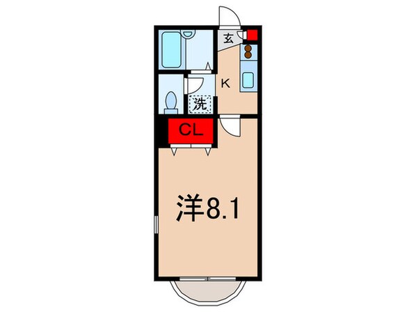 第５グリ－ンハイツの物件間取画像